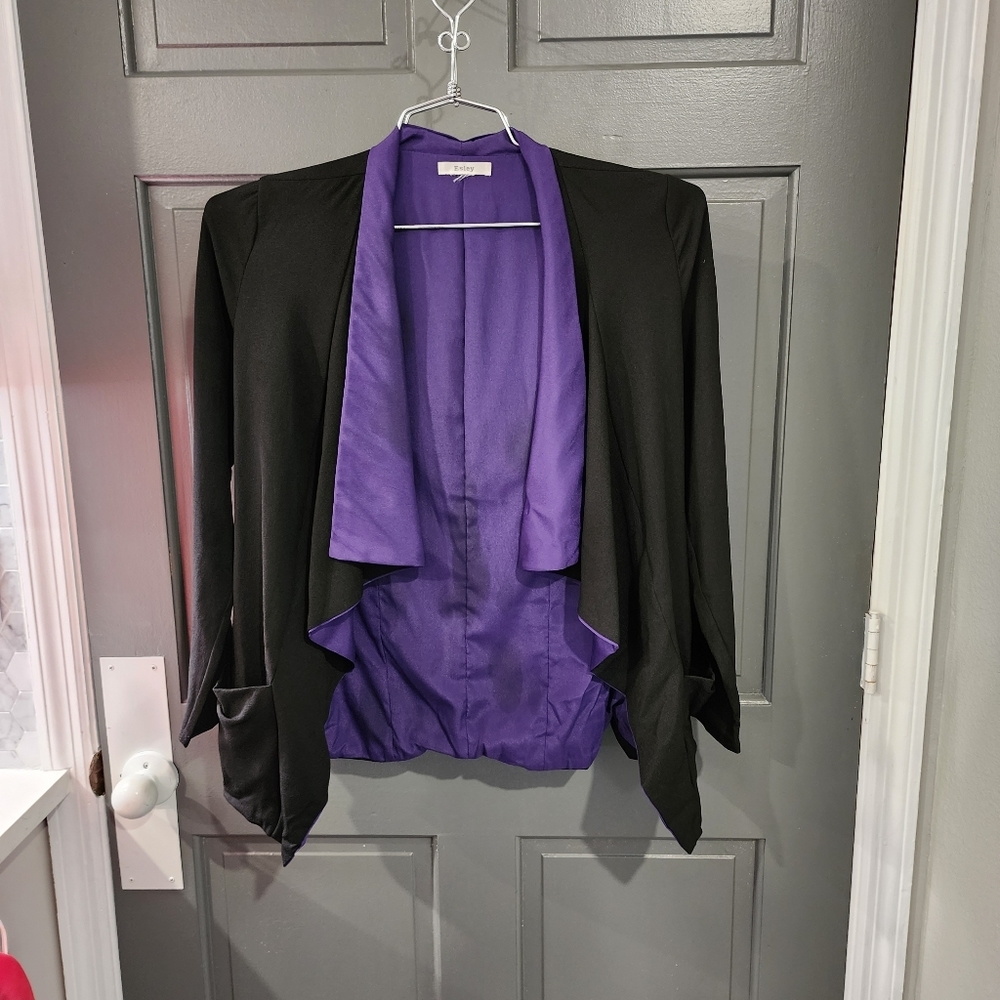 Easley black and purple jacket
